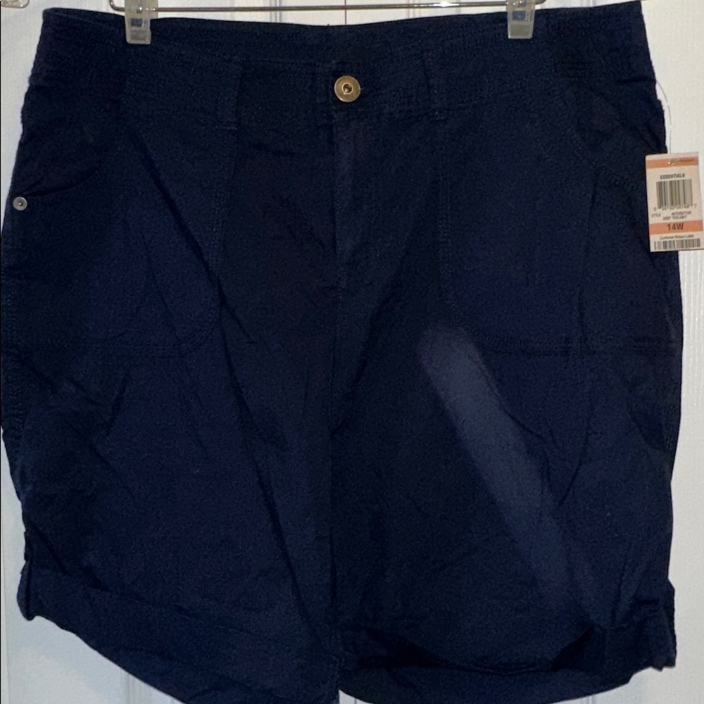 Essentials Deep Twilight Navy Blue Shorts